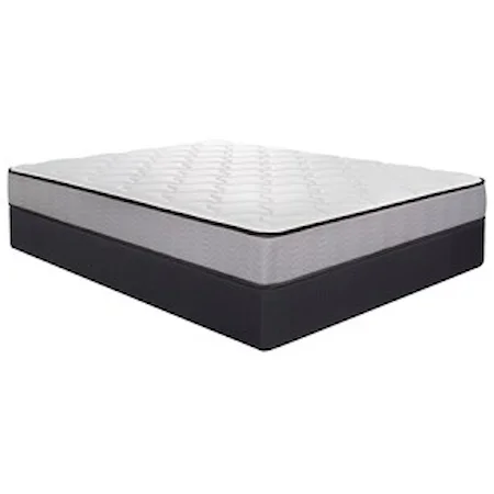 Queen Plush Innerspring Mattress and 9" Steel Box Spring